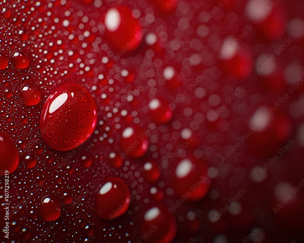 Microscopic view of lipid droplets in blood Microscopic view of lipid droplets in blood