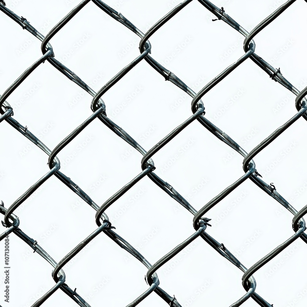 Fototapeta premium Chain-link fence pattern