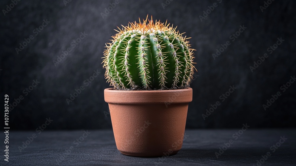 cactus on a dark background. background with empty space for inscription texts and titles of desktop postcards cactus on a dark background. background with empty space for inscription texts and titles of desktop postcards