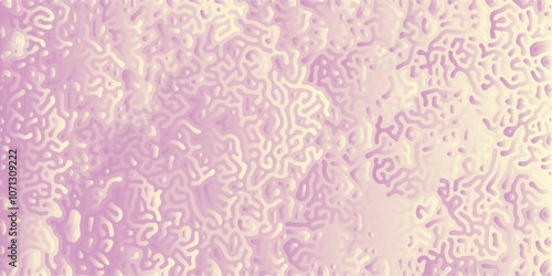 Abstract truing organic wallpaper Turing reaction diffusion monochrome seamless pattern with chaotic motion. Generative algorithm psychedelic background. Reaction-diffusion or truing pattern formation