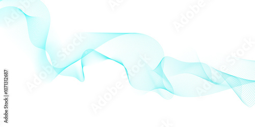 Abstract wave lines dynamic flowing colorful light isolated background. peach fuzz with dynamic waves for wedding design. Premium template with stripes and gradient mesh for banner or poster. vector