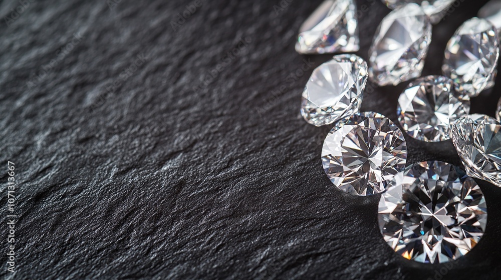 diamond on a dark background. background with empty space for inscription texts and titles of desktop postcards diamond on a dark background. background with empty space for inscription texts and titles of desktop postcards