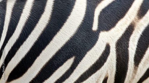 Bold Black and White Zebra Print Pattern