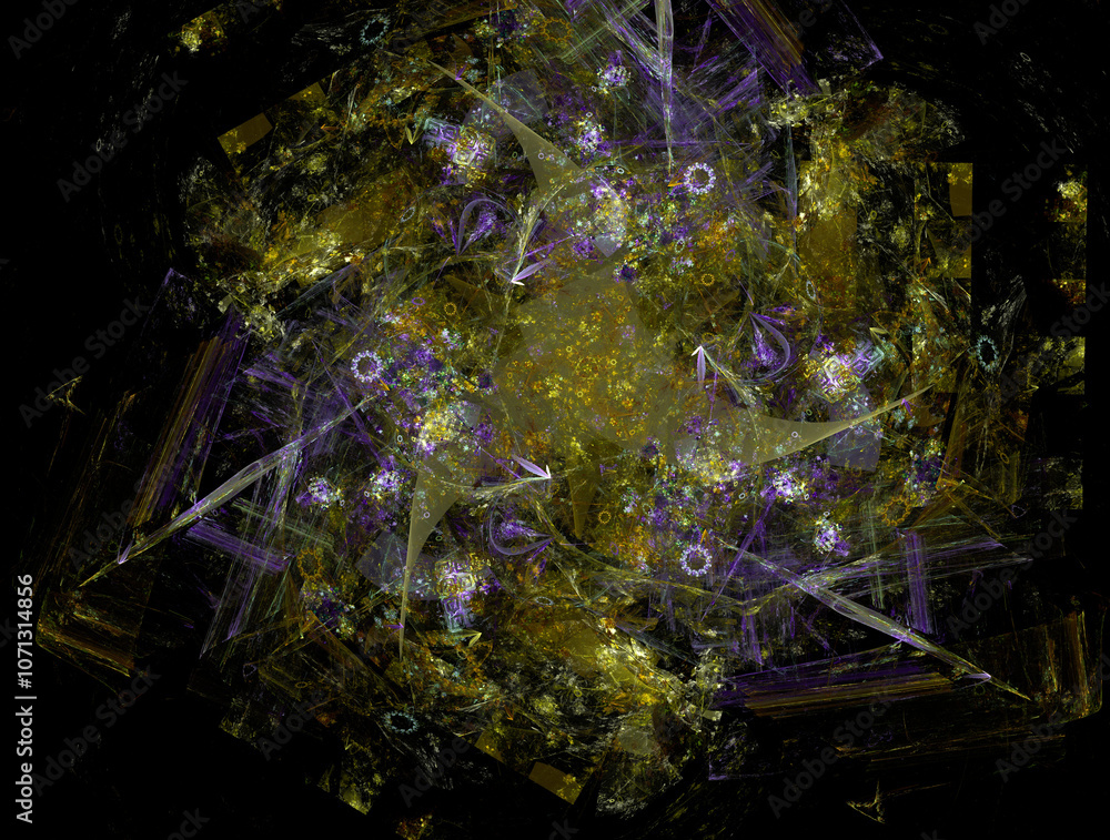 Obraz premium Imaginatory fractal abstract background Image