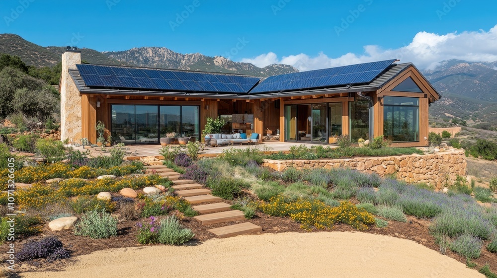 Modern Eco-Friendly Home Surrounded by Nature Modern Eco-Friendly Home Surrounded by Nature