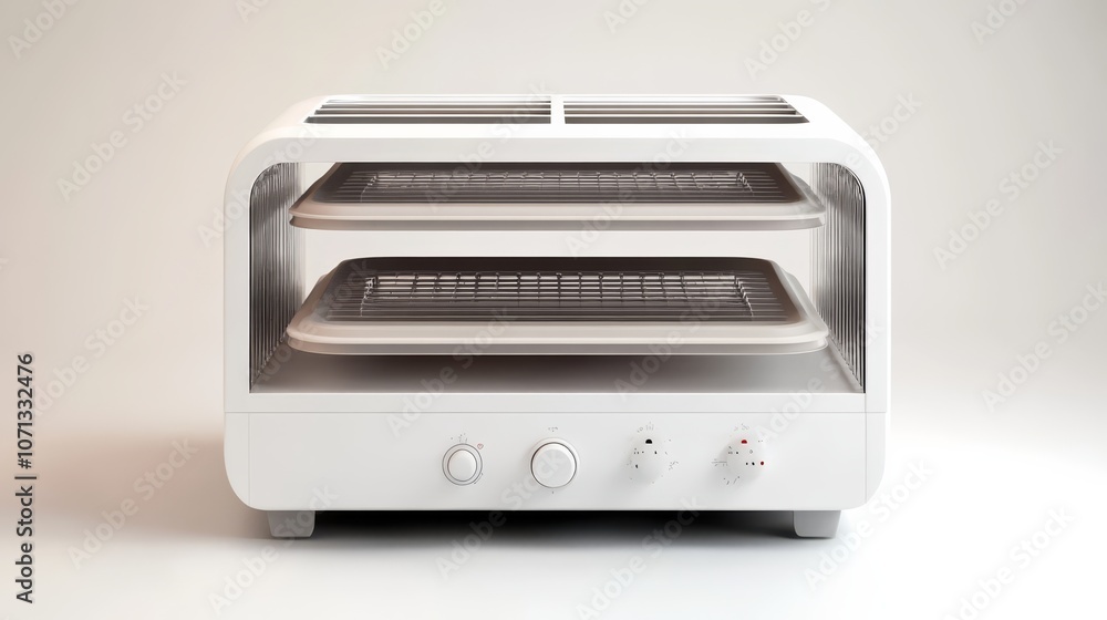 Modern Double-Deck Toaster Oven Modern Double-Deck Toaster Oven