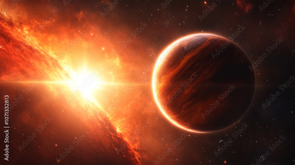 Fototapeta premium Celestial explosion