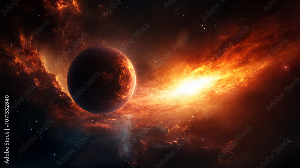 Obraz premium Cosmic explosion