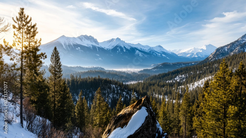 Majestic mountain view