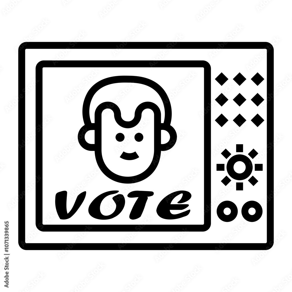 propaganda Line Icon propaganda Line Icon