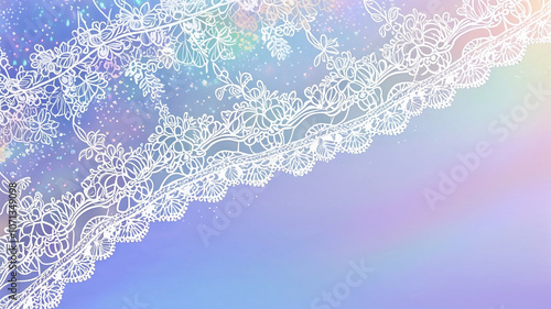 White, lacy, decoration, background, wallpaper, pink, purple, pastel colors