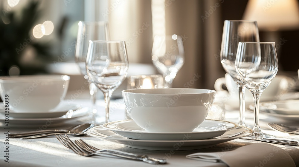Elegant Dining Table Setting for Special Occasion Elegant Dining Table Setting for Special Occasion