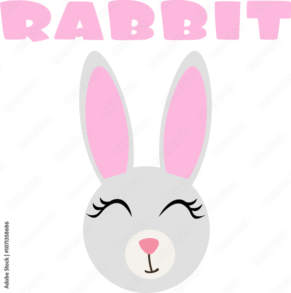 Fototapeta premium cute baby rabbit 