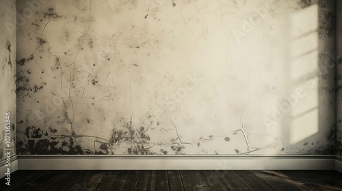 Mottled Wall with Cracked Retro Vintage Background - an intriguing and textured visual. The vintage design adds character and charm to the overall aesthetic.