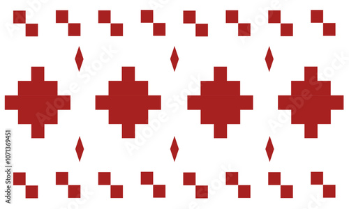 Red Checkerboard Background Vector Abstract Seamless Pattern popular grid pattern Print Japanese
