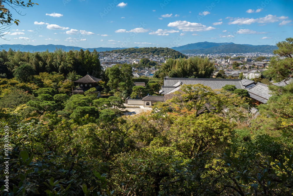 Ginkakuji Temple or Silver Pavilion, Kyoto, Japan
