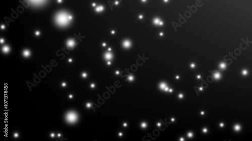 Wallpaper Mural Glowing white snow falling on black gradient background. For Merry Christmas, Happy Holidays, Season's greetings, Happy Valentine's day and wedding ceremony. Torontodigital.ca