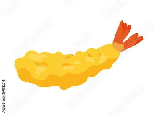 海老天のベクターイラスト