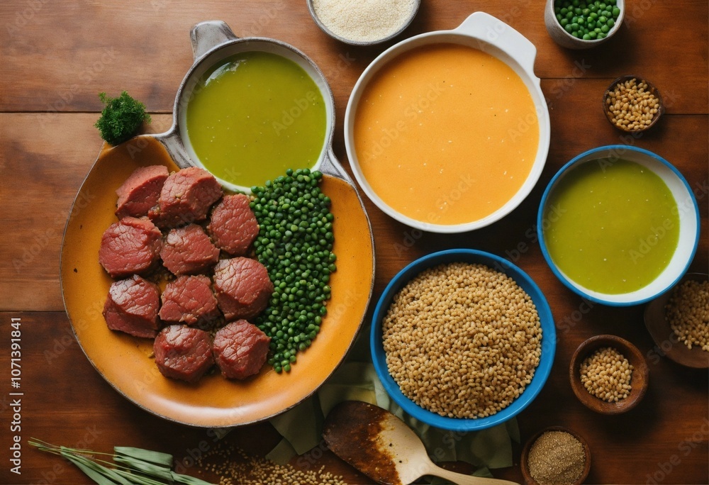 Mouthwatering Food and Drink Photography Featuring Delicious Meals, Refreshing Beverages, and Vibrant Ingredients Mouthwatering Food and Drink Photography Featuring Delicious Meals, Refreshing Beverages, and Vibrant Ingredients