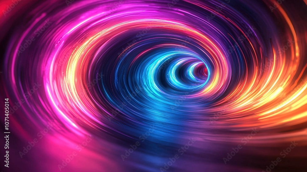 Abstract Spiral of Light Abstract Spiral of Light