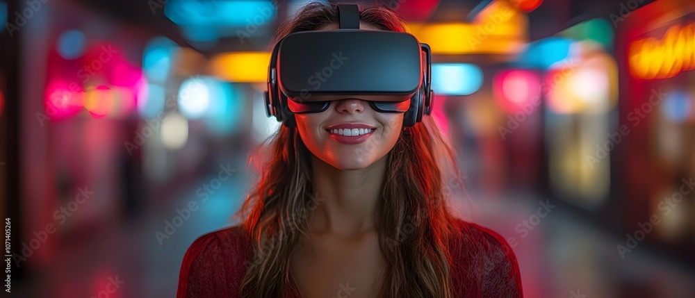 a person immersed in virtual reality, exploring vibrant, abstract art in a digital space. exploring art in virtual reality a person immersed in virtual reality, exploring vibrant, abstract art in a digital space. exploring art in virtual reality
