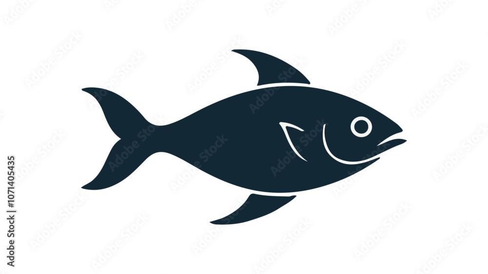 very simple fish shape vector illustration very simple fish shape vector illustration