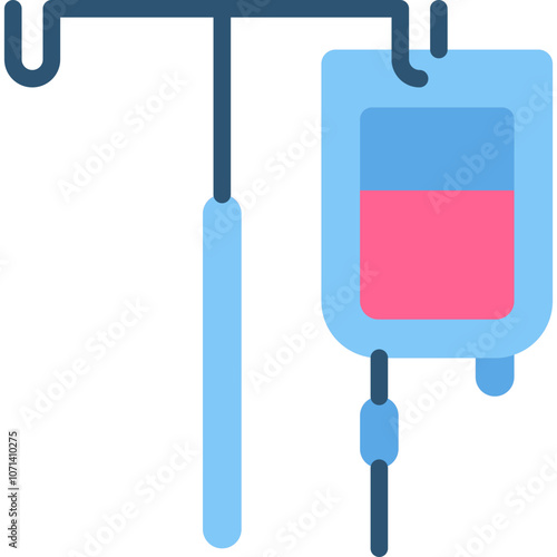 Iv Drip Icon Design Vector