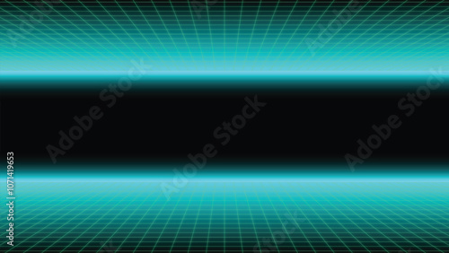 neon grid cyberpunk retro sci fi background 