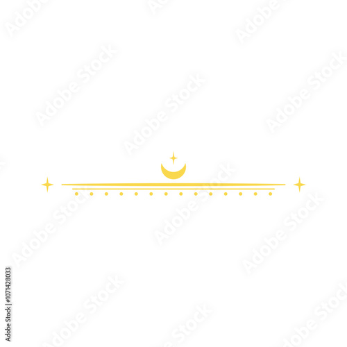 galaxy celestial divider border cartoon. nebula eclipse, zodiac constellation, orbit equator galaxy celestial divider border sign. isolated symbol vector illustration