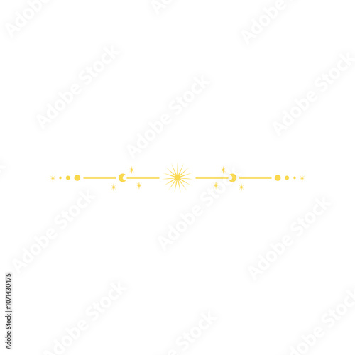 nebula celestial divider border cartoon. eclipse zodiac, constellation orbit, equator meridian nebula celestial divider border sign. isolated symbol vector illustration