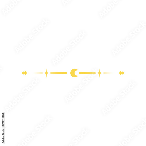 zodiac celestial divider border cartoon. constellation orbit, equator meridian, hemisphere asteroid zodiac celestial divider border sign. isolated symbol vector illustration
