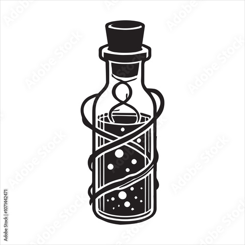 Enchanted Witch Magic Vector Illustration Design