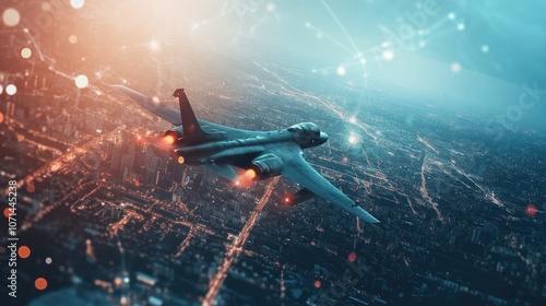 Smart aviation technology in military radar systems, advancing the capabilities of modern defense aircraft.