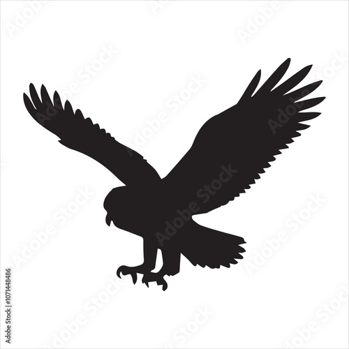Magical Witch Vector Clipart - Witchcraft Silhouette Illustration
