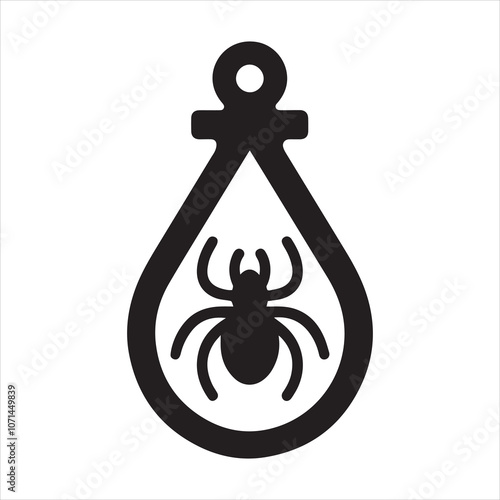 Magical Witch Vector Clipart - Witchcraft Silhouette Illustration