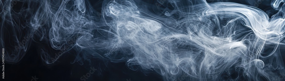 An ethereal swirl of smoke dances against a dark backdrop, creating an atmospheric and mysterious effect. An ethereal swirl of smoke dances against a dark backdrop, creating an atmospheric and mysterious effect.