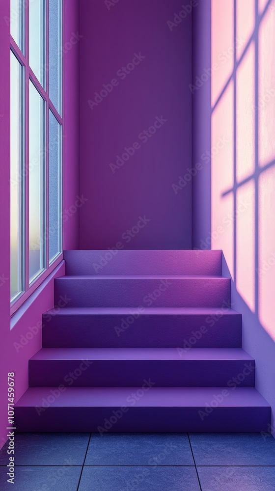 Fototapeta premium Solid Violet Canvas, a rich and vibrant violet backdrop, smooth and uniform color, perfect for bold design applications and visual contrast.