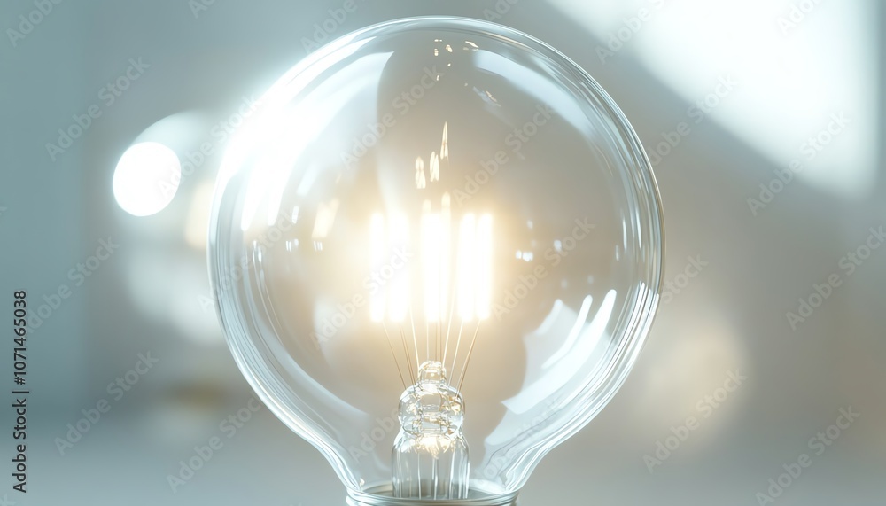 Minimalist LED lightbulb with elegant design Minimalist LED lightbulb with elegant design