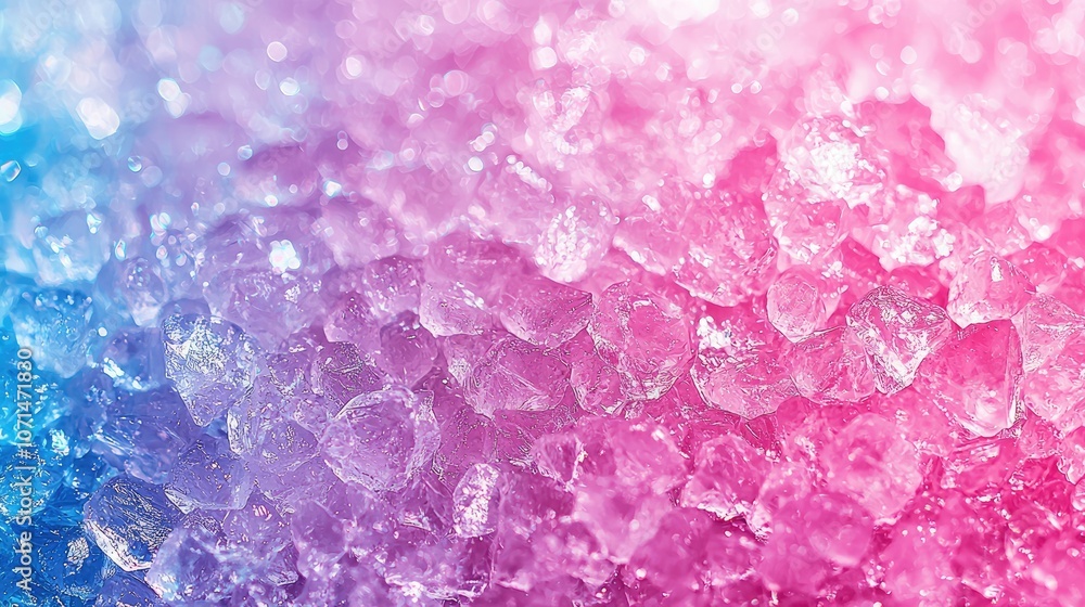 Fototapeta premium Colorful crystals, abstract background.