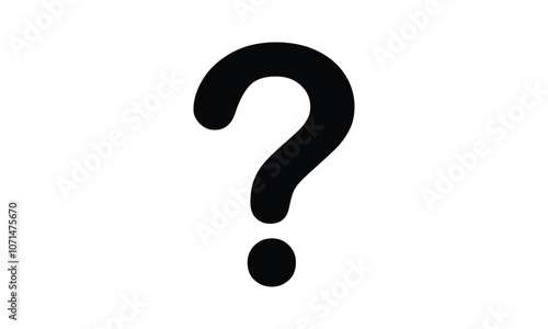 question mark icon. isolated on transparent background. EPS10