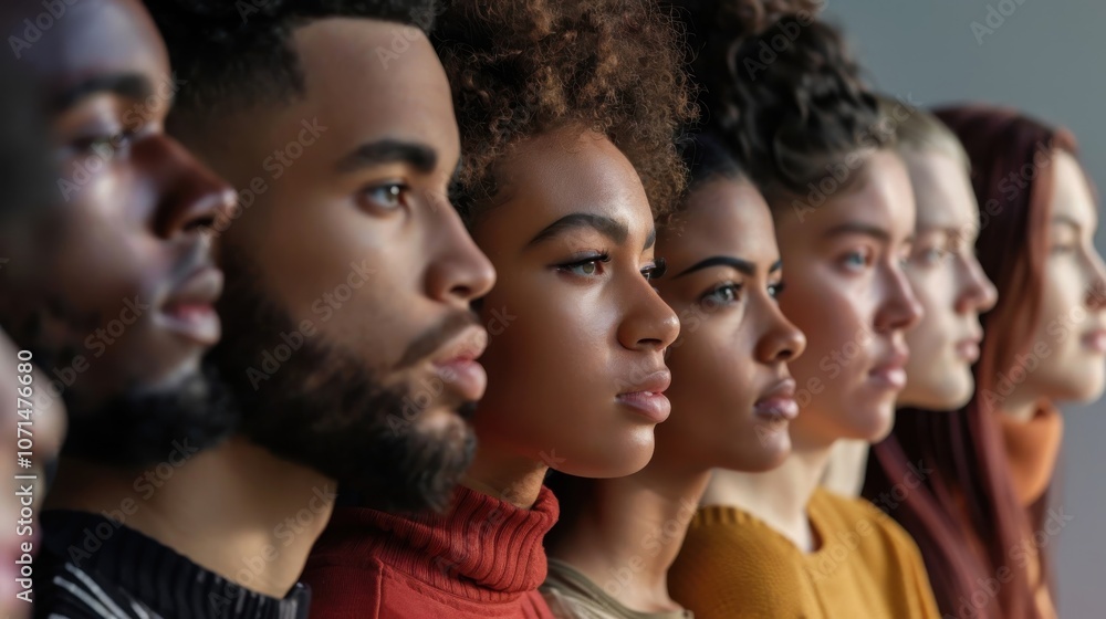 United individuals showcase inspiring expression and identity against a calm backdrop United individuals showcase inspiring expression and identity against a calm backdrop