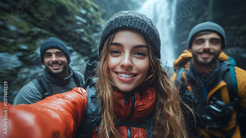 Smiling Friends in the Moun...
