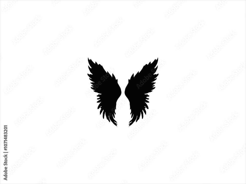 Obraz premium wing design vector illustration