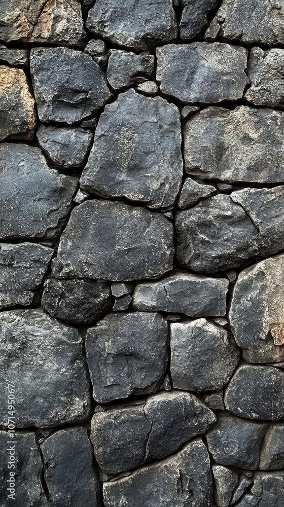 Fototapeta premium Textured Stone Wall Pattern