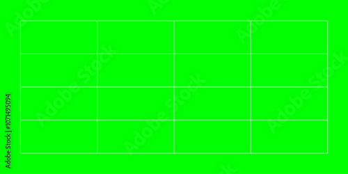 Green background with motion tracking markers. Ideal for chromakey video production and adding VFX in post-production. Suitable for film and television projects.