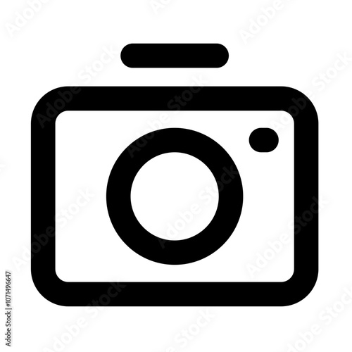 Camera icon simple line icon