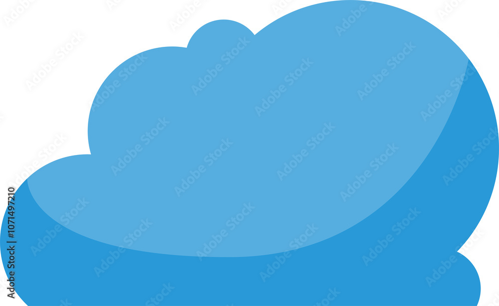 Blue Cloudscape Illustration Blue Cloudscape Illustration