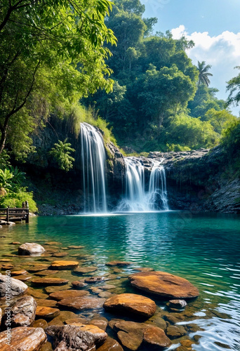 waterfall in the forest