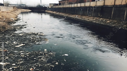 Wallpaper Mural Toxic water pollution Torontodigital.ca