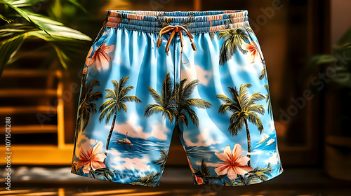Tropical Palm Tree and Flow...